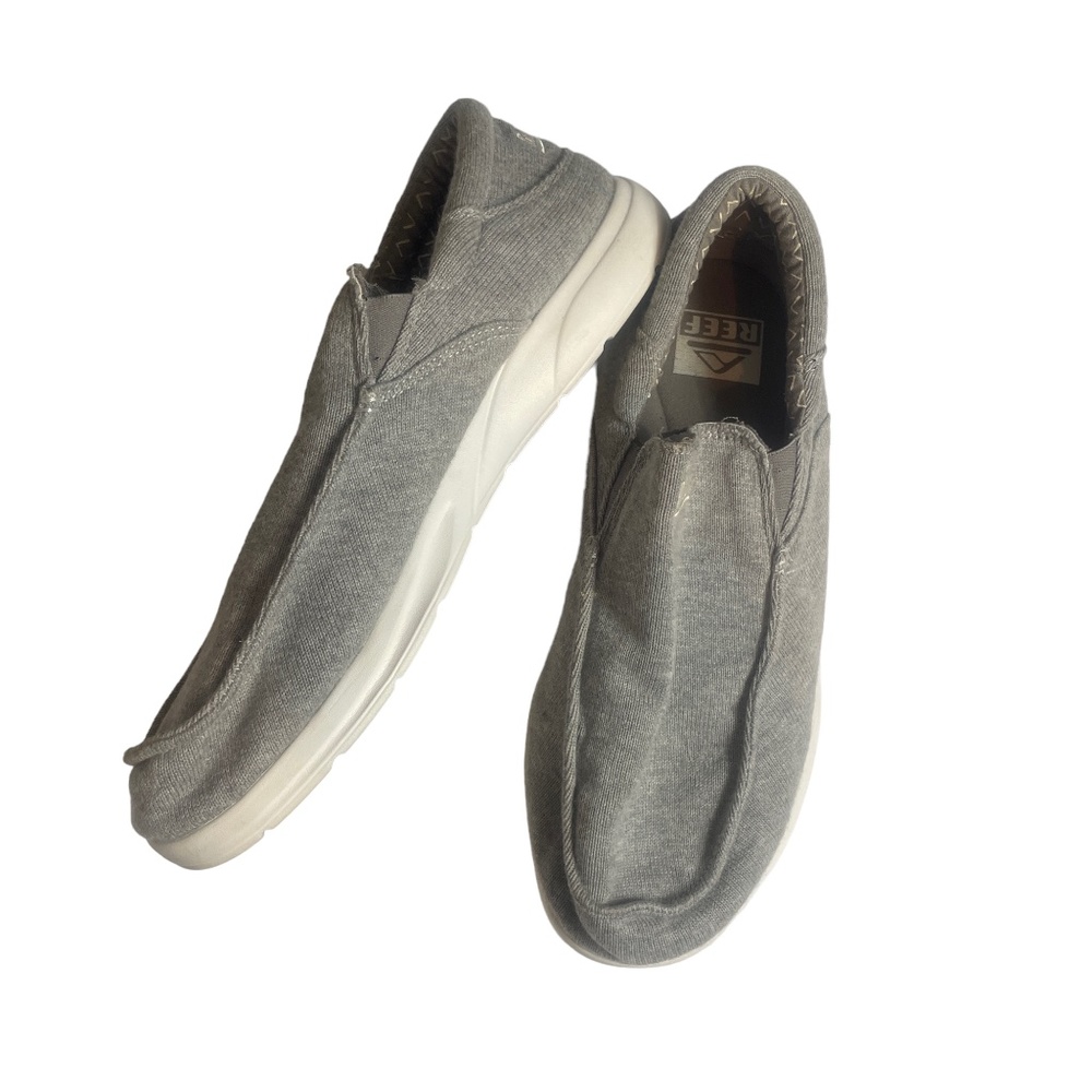 Reef Gray Slip On Men's 10‎ Textile Upper Shoes